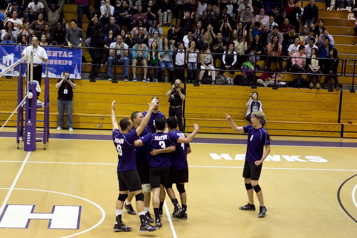 Hawks go down at Men's CUNY volleyball finals